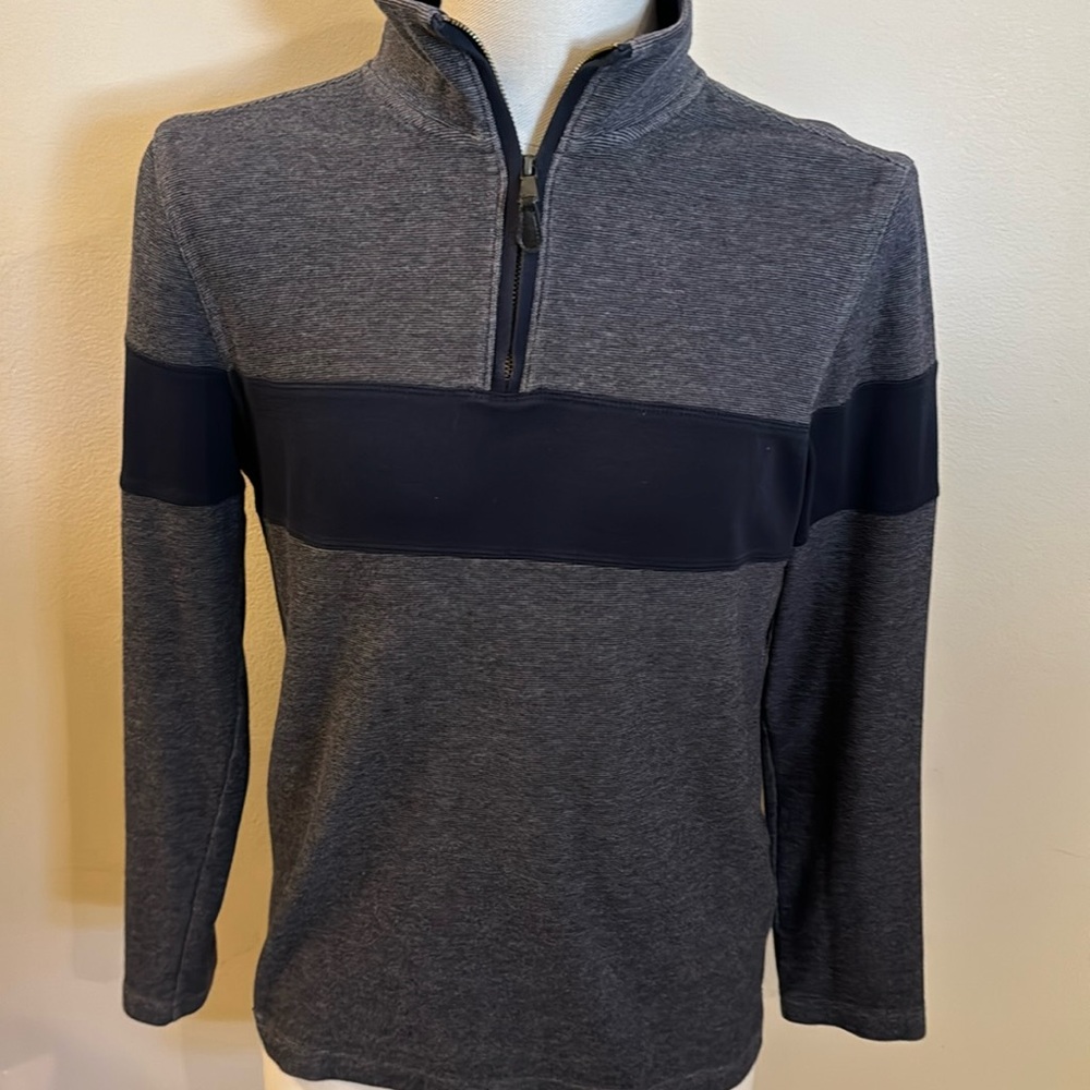 Banana Republic Medium 1/4 Zipped Long Sleeved Jersey